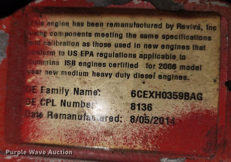 image for item KT9537 2004 Freightliner MT45  delivery truck