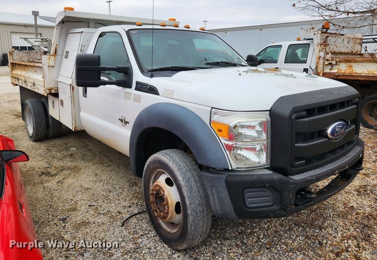 image for item KT9539 2011 Ford F550 Super Duty XL  dump flatbed truck