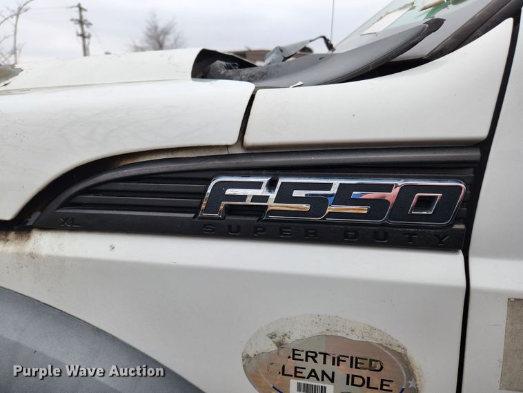 image for item KT9539 2011 Ford F550 Super Duty XL  dump flatbed truck