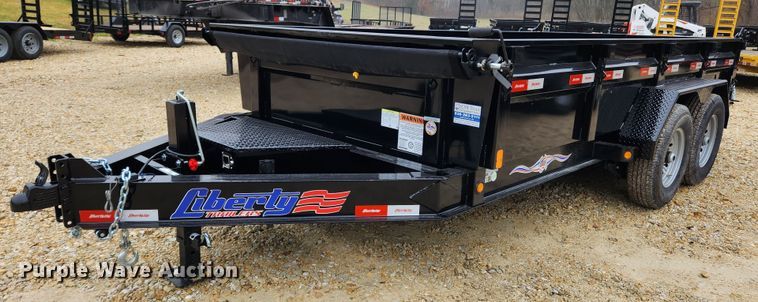 image for item KT9555 2022 Liberty  dump trailer