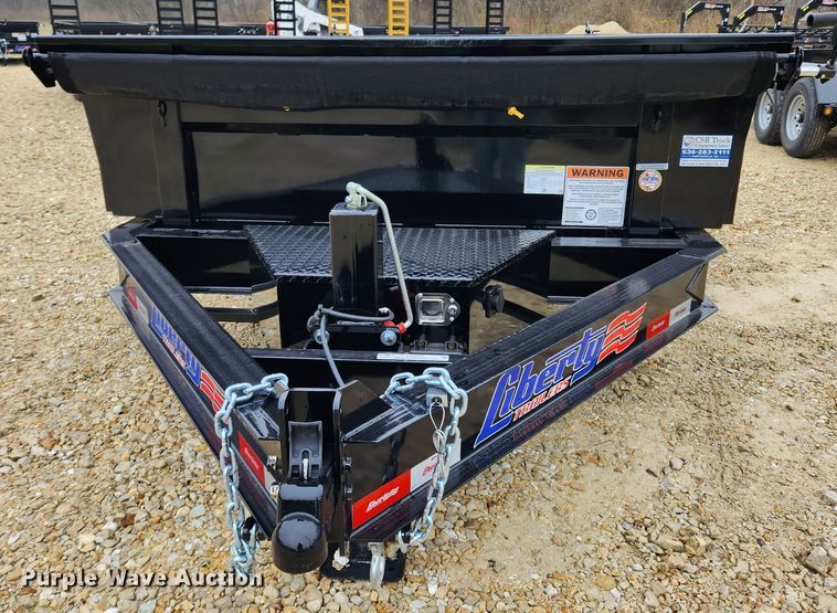 image for item KT9555 2022 Liberty  dump trailer