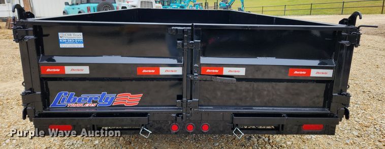 image for item KT9555 2022 Liberty  dump trailer