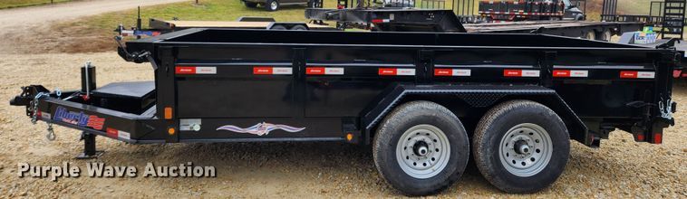 image for item KT9555 2022 Liberty  dump trailer