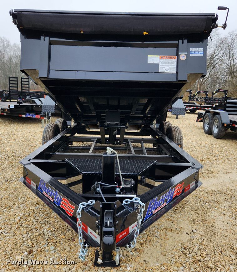 image for item KT9555 2022 Liberty  dump trailer