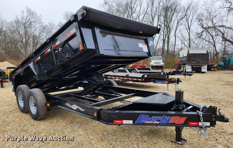 image for item KT9555 2022 Liberty  dump trailer