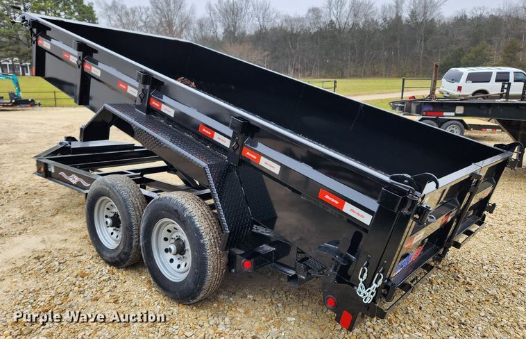 image for item KT9555 2022 Liberty  dump trailer