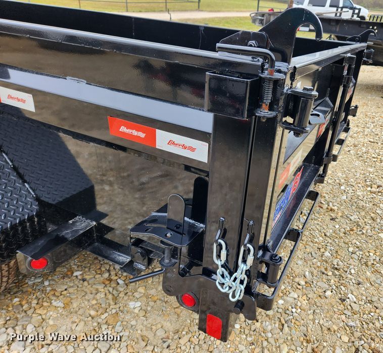 image for item KT9555 2022 Liberty  dump trailer