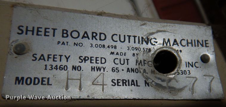 image for item KW9609 Safety Speed Cut H4  panel saw
