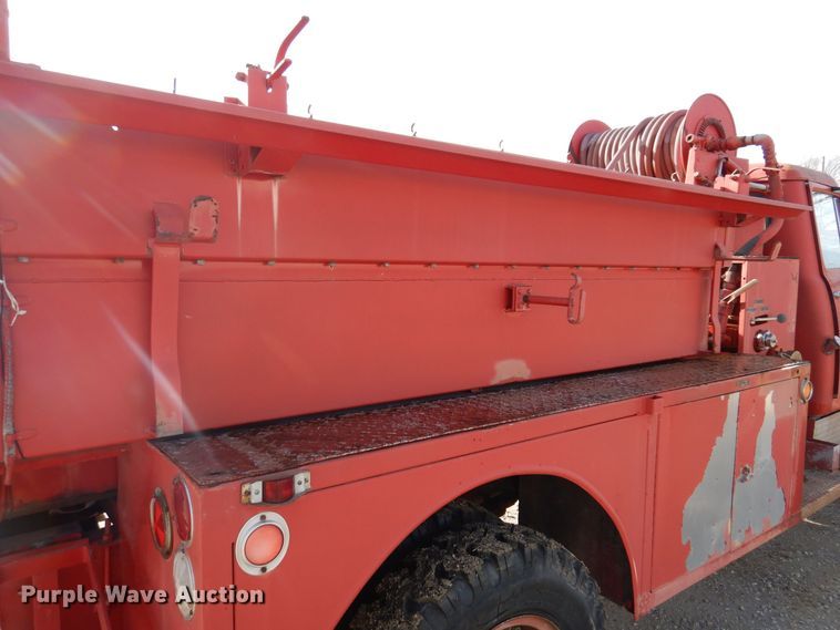 image for item KW9612 1965 International Loadstar 1700  fire truck