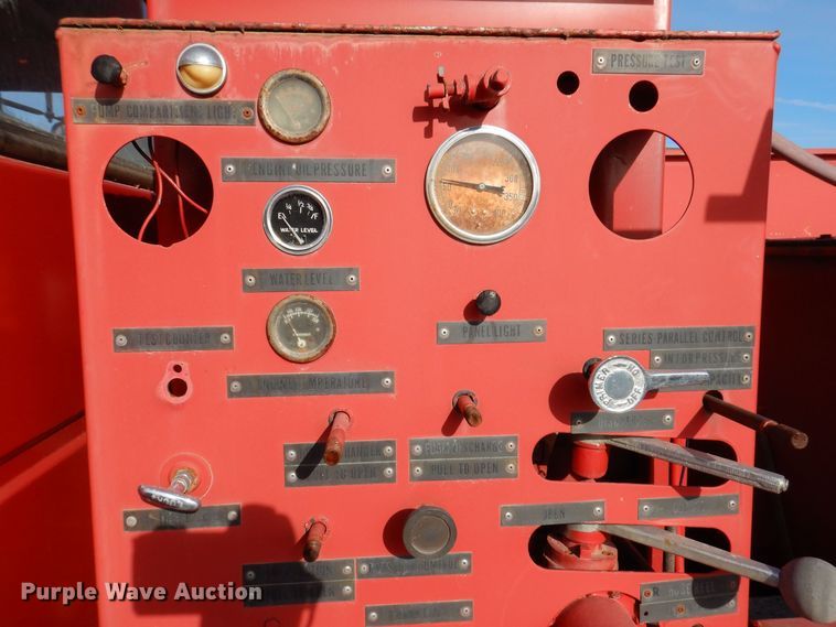 image for item KW9612 1965 International Loadstar 1700  fire truck