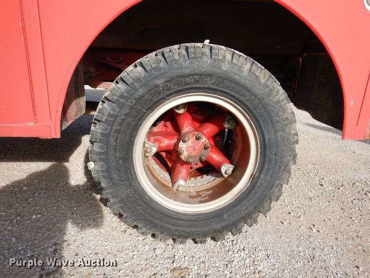 image for item KW9612 1965 International Loadstar 1700  fire truck