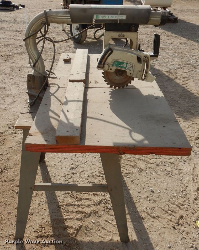 image for item KW9614 DeWalt 700  radial arm saw