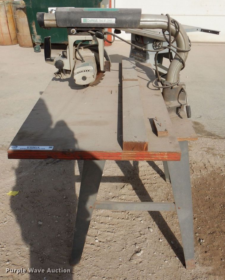 image for item KW9614 DeWalt 700  radial arm saw