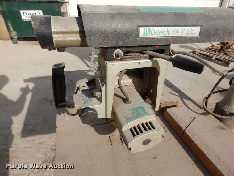 image for item KW9614 DeWalt 700  radial arm saw