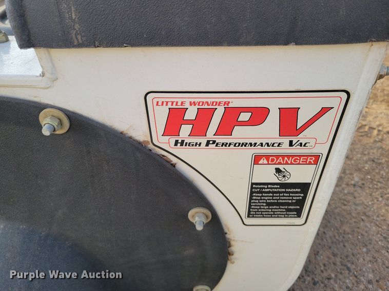 image for item LG9389 Little Wonder HPV  lawn vacuum