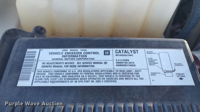 image for item LK9392 2006 Chevrolet Silverado 1500  Ext. Cab pickup truck