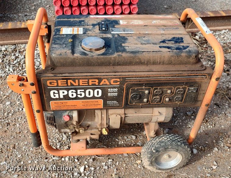 image for item LK9424 Generac GP6500  generator
