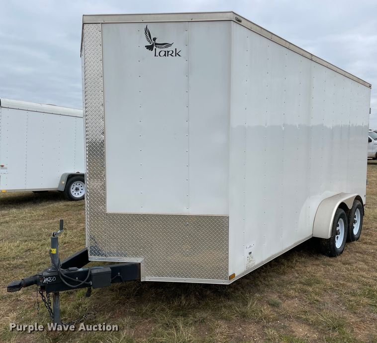 image for item LP9072 2018 Lark  enclosed cargo trailer