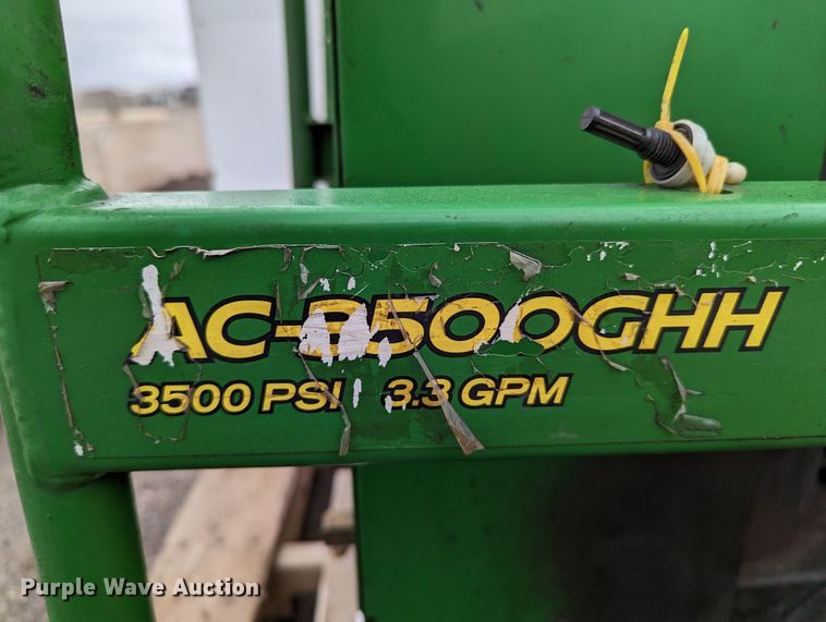 image for item LP9114 2010 John Deere AC-3500GHH  pressure washer