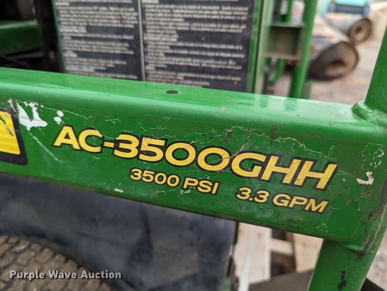 image for item LP9115 2012 John Deere AC-3500GHH  pressure washer