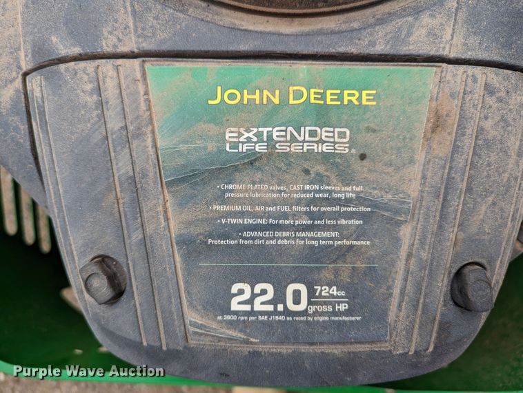 image for item LP9119 2015 John Deere Z525E  ZTR lawn mower