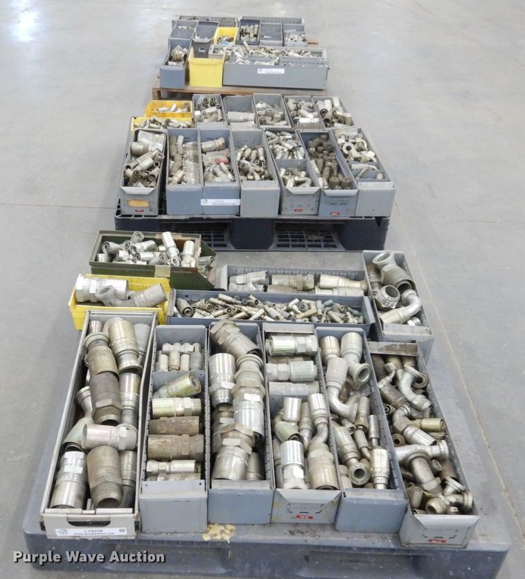 image for item LY9258 (3) pallets of Weatherhead crimp hose fittings