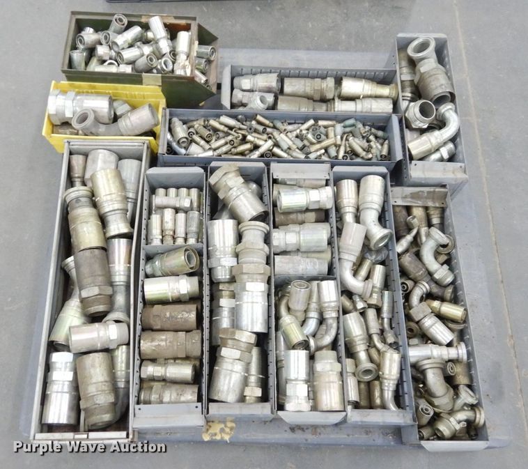 image for item LY9258 (3) pallets of Weatherhead crimp hose fittings