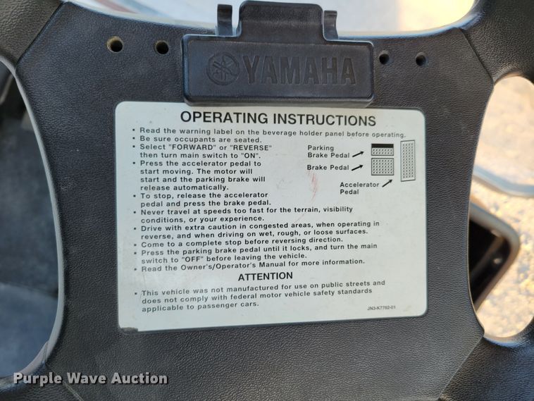 image for item LY9804 Yamaha  golf cart