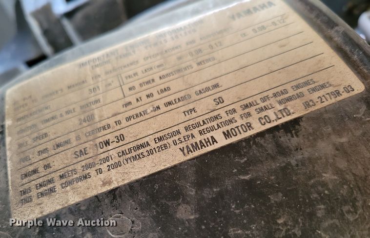 image for item LY9804 Yamaha  golf cart