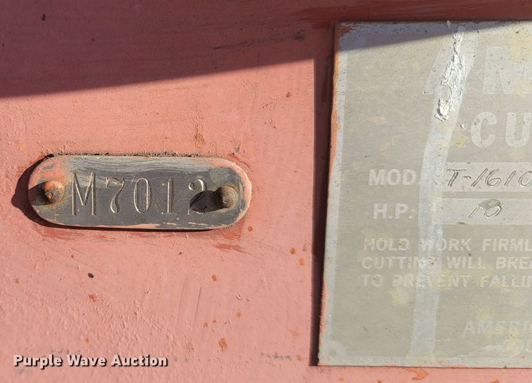 image for item MH9567 American T-1610  cut-off saw