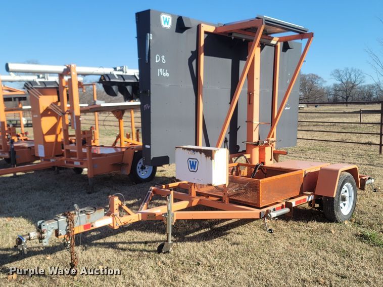 image for item MH9574 Wanco  message board trailer