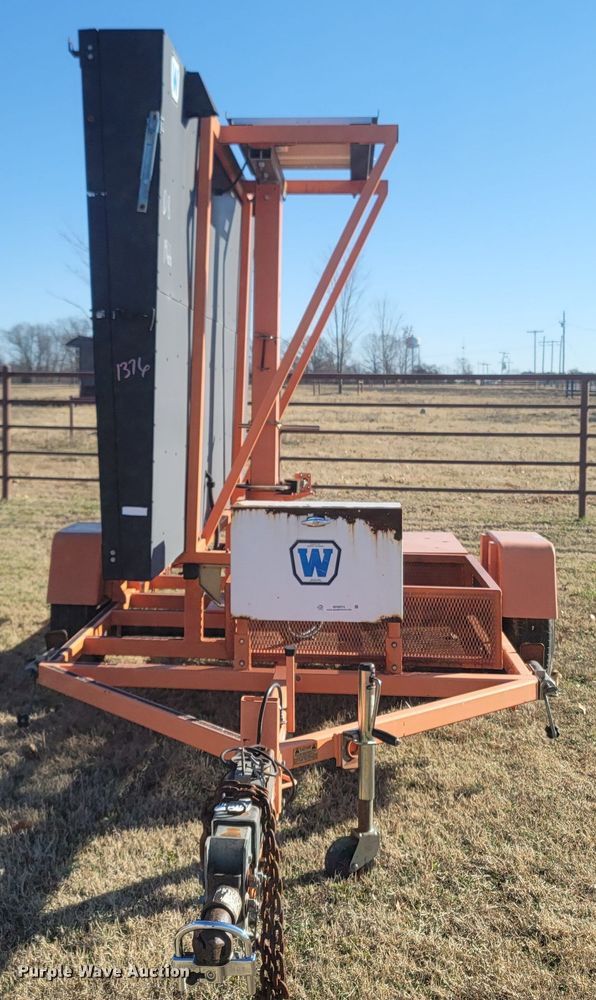 image for item MH9574 Wanco  message board trailer