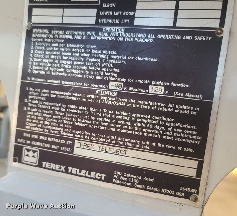 image for item MH9599 2017 Ford F550 Super Duty XL  bucket truck