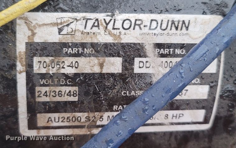 image for item MH9616 Taylor Dunn  cart