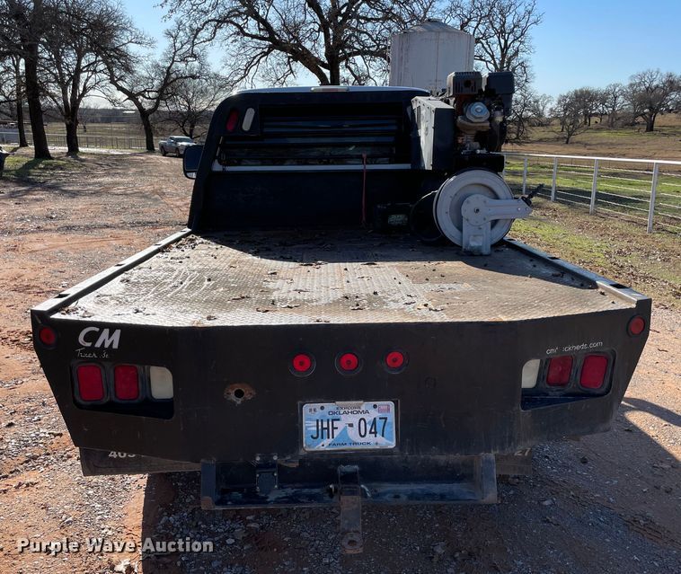 image for item MI9646 2008 Ford F350 Super Duty XL  flatbed pickup truck