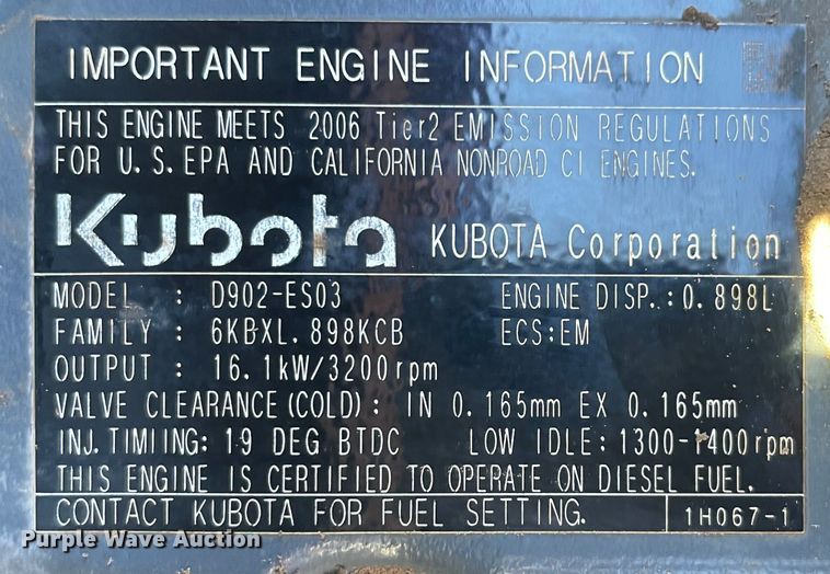 image for item MI9649 2006 Kubota RTV900  utility vehicle