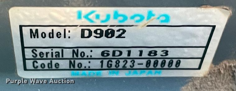 image for item MI9649 2006 Kubota RTV900  utility vehicle