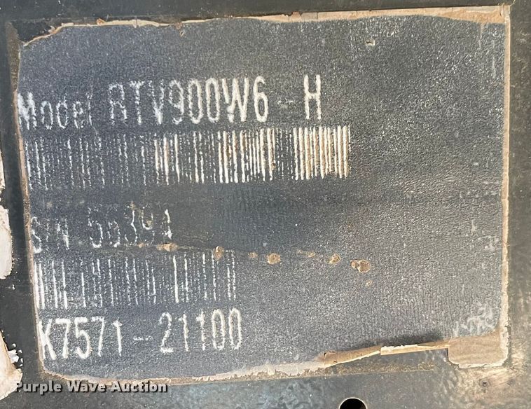 image for item MI9649 2006 Kubota RTV900  utility vehicle