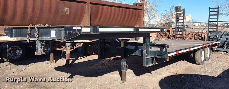 image for item MJ9280 2001 International  drop deck equipment trailer