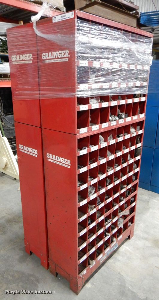 (4) Grainger parts bins in Dubuque, IA Item MJ9866 sold Purple Wave