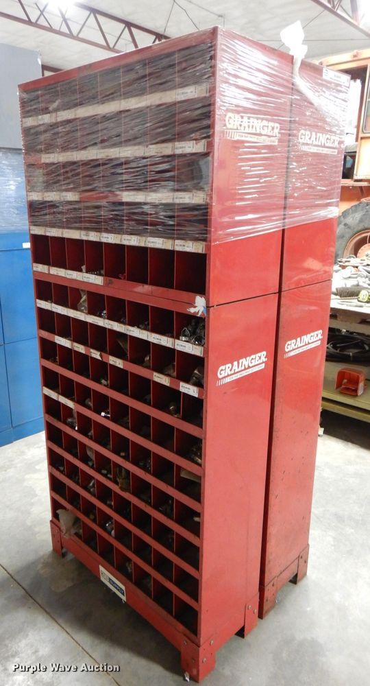 (4) Grainger parts bins in Dubuque, IA Item MJ9866 sold Purple Wave