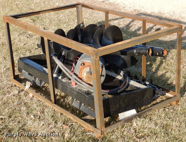 image for item MJ9928 2022 Mower King SSECAG-Y  skid steer auger