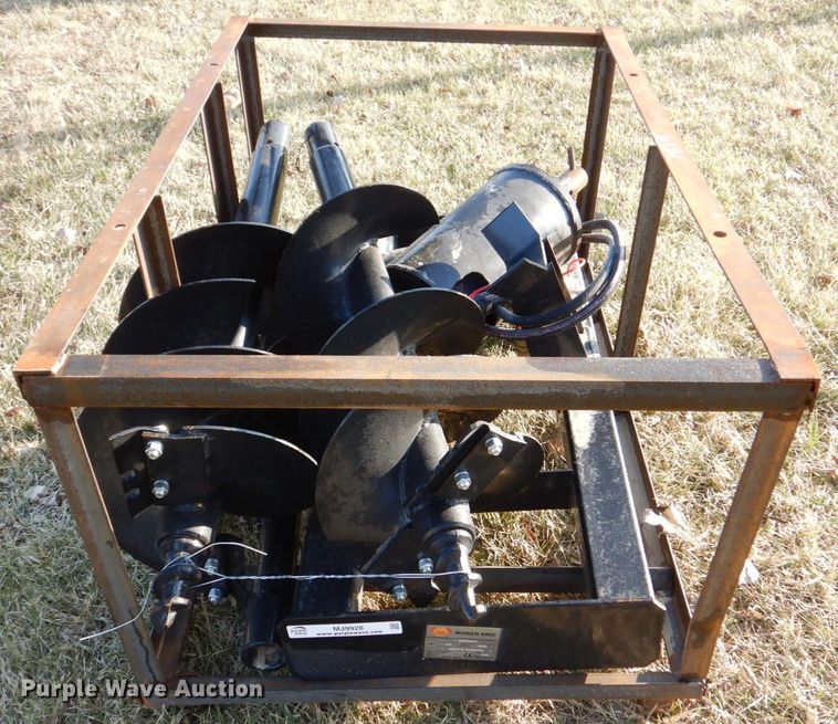 image for item MJ9928 2022 Mower King SSECAG-Y  skid steer auger