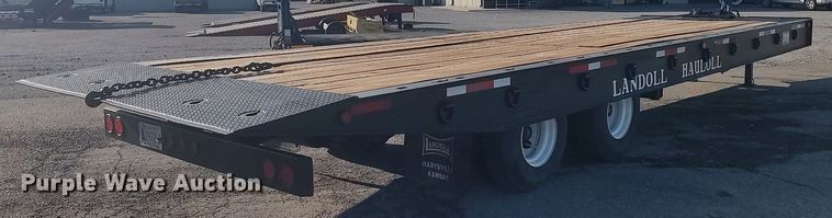 image for item MM9801 1996 Landoll 345  tilt deck equipment trailer