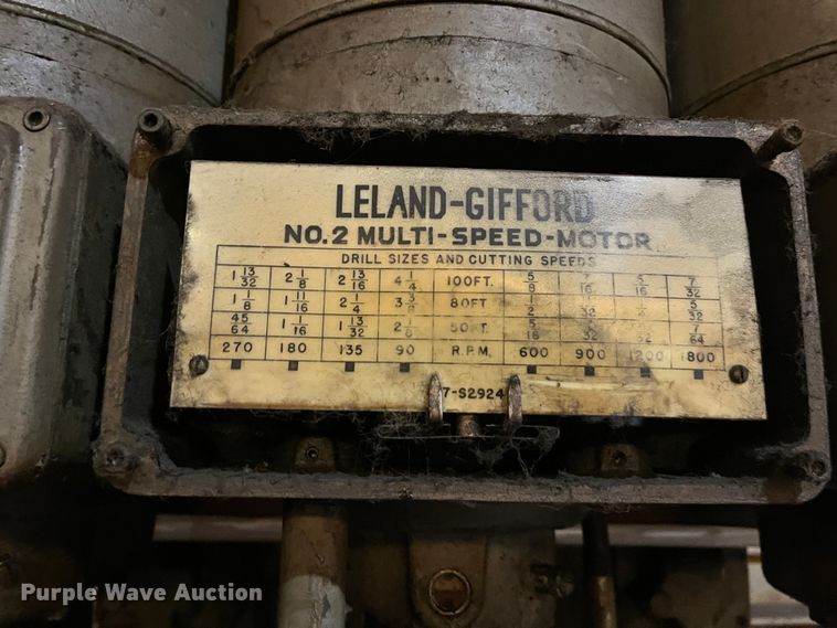 image for item MN9392 Leland Gifford  drill press