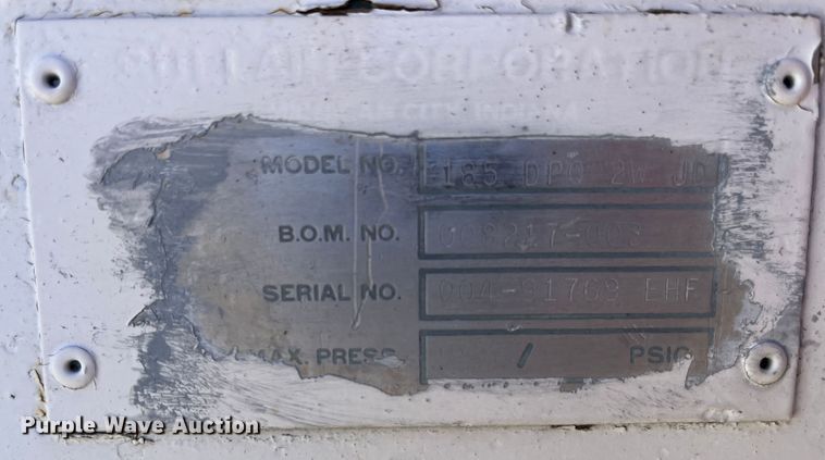 image for item MN9411 Sullair 185  air compressor