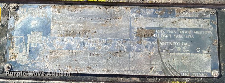 image for item MN9421 Clark GCX25  forklift