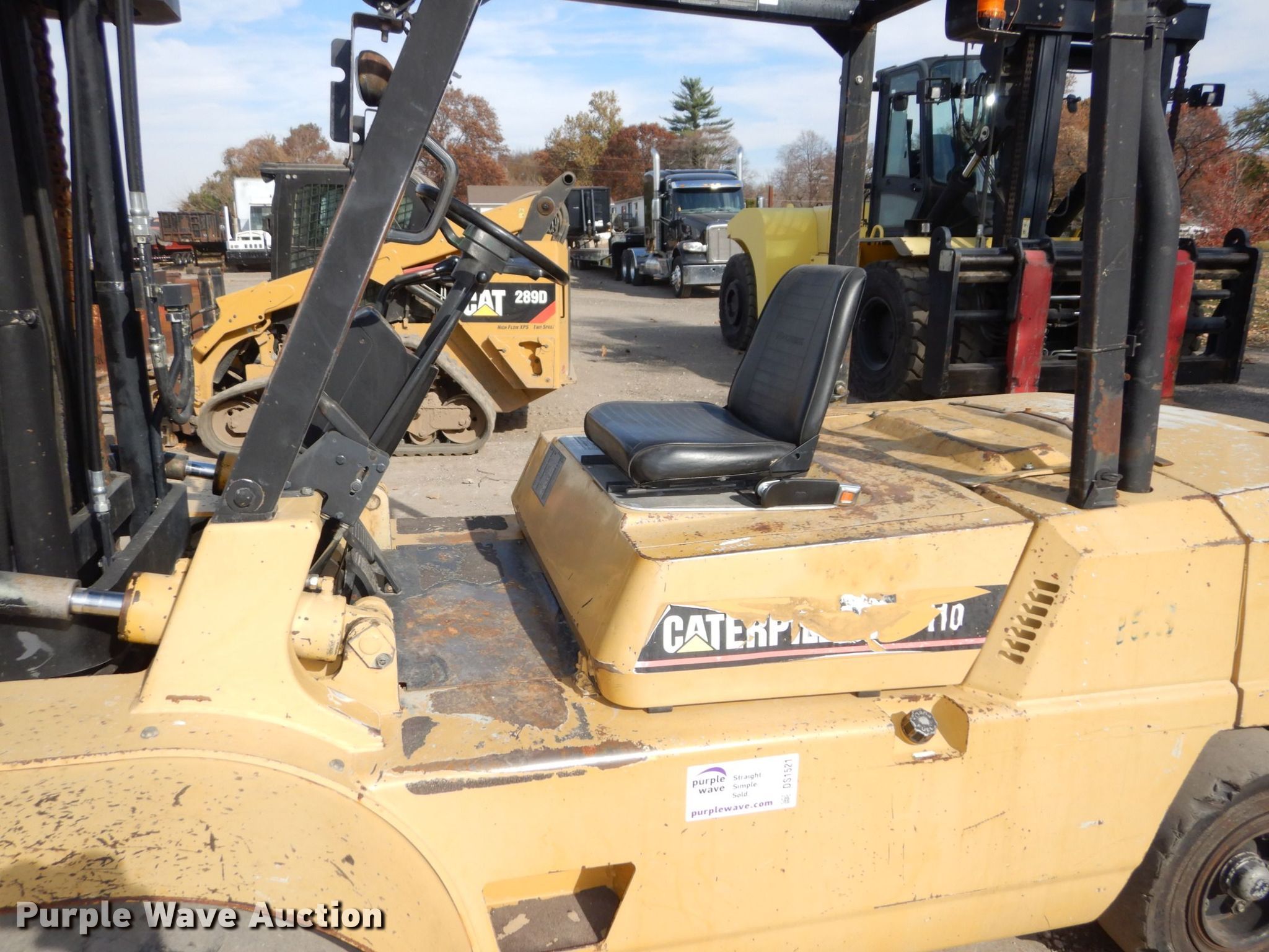 2000 Caterpillar DP50 forklift in Lawrence, KS | Item DS1521 sold ...