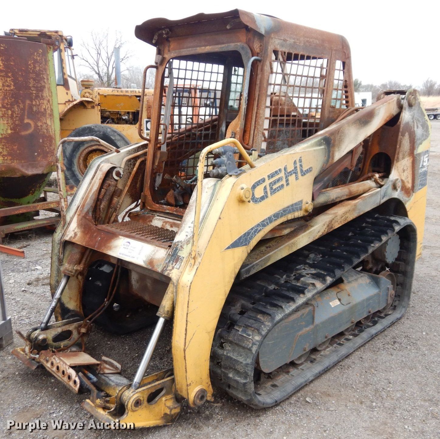 Gehl RT175 tracked skid steer loader in Lawrence, KS Item DS1537 sold