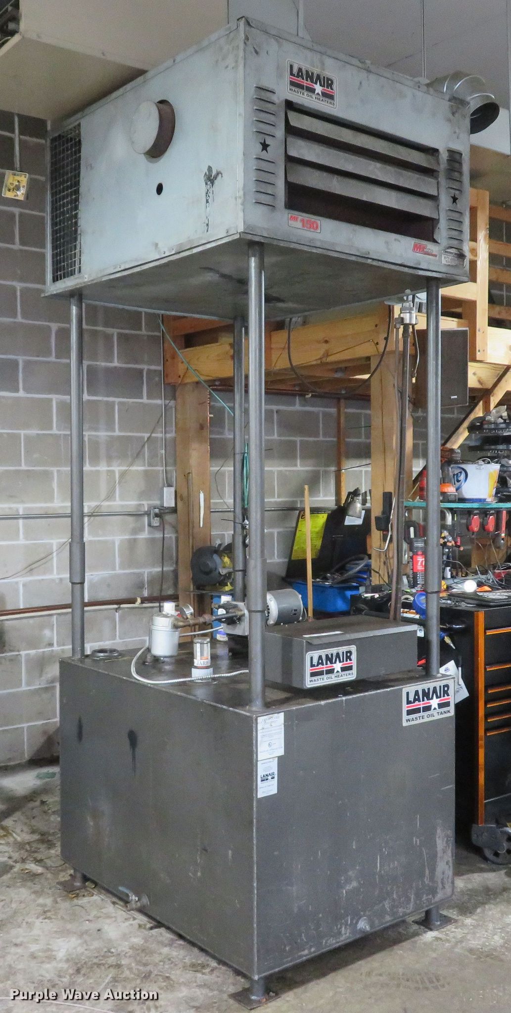 Lanair MX150 waste oil heater in Saint Peters, MO Item FB9836 sold